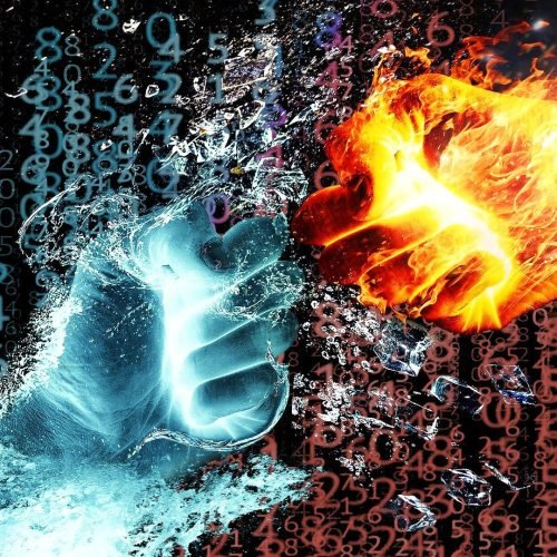 The Battle between Divine Forces